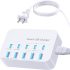 USB C Charging Station, 106W Quick USB C Charger Charging Hub 10 PowerPort for Multiple Devices Fast Charging Power Stock Station for iPhone Tablet Computer